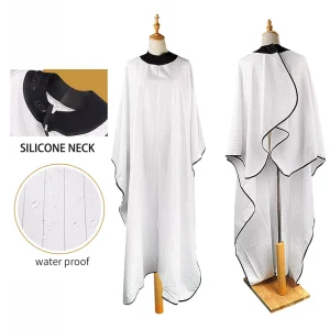 Hair Salon Cape Anti-static Water-Resistant Eco-Friendly Polyester Barber Haircut Gown Hairdressing Cloak Professional