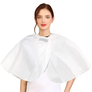 Hair Salon Thickening Disposable Haircut Cape Non-woven Reusable Magic Shawl Custom Logo