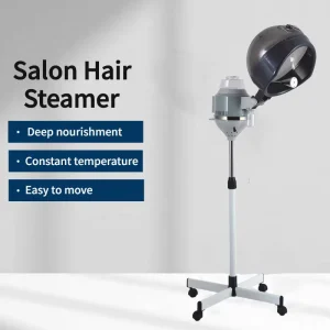 Hair Salon Vertical Hair Steamer Beauty Hair Care Portable Adjustable Steam Spray Device
