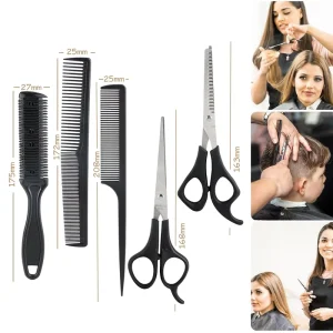 Hair Scissors Haircut Salon Barber Scissors Hair Hairdressing Cutting Scissors Set for Thinning Straight Trimmer