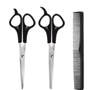 Hair Scissors Haircut Salon Barber Scissors Hair Hairdressing Cutting Scissors Set for Thinning Straight Trimmer