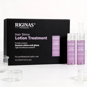 Hair Shine Lotion Treatment Moisturizes Adds Instant Shine and Gloss to Hair 15ml Private Label