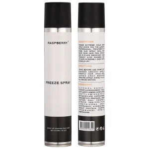 Hair Spray Private Label Factory Sale Hard Shine Ultra Strong Hold Aerosol Hair Spray