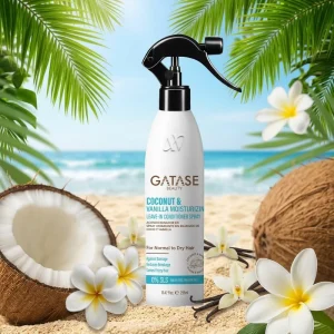 Hair Sprays Hydrating and Detangling Boost Shine Heat Protectant Coconut and Vanilla Moisturizing 2 in 1 Leave in Conditioning Spray