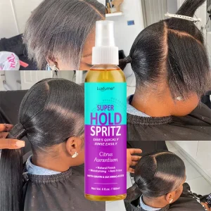 Hair Spritz for Braids and Updos Frizz Control Firm Hold Finishing Spray