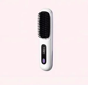 Hair Straightener Brush Hair Straightening Styling Comb Electric Hot Comb Hair Styling Tools for Home and Salon