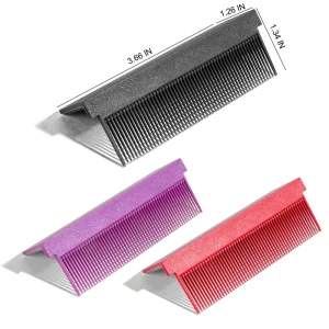 Hair Straightener Comb Attachment Grip Comb for Flat Iron Heat Resistant Carbon Fiber Accessories Comb