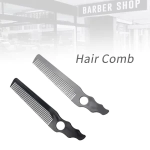 Hair Styling Combs with Hole Factory Thickened Anti Static Clipper Comb for Men Hairdressing Trimming Flat Top Hair Cutting Comb