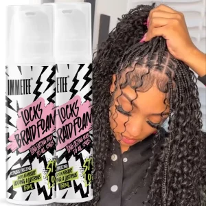 Hair Styling Foam Braids Styling Mousse Private Label Curly Styling Mousse for Boho Braids Loc and Twist