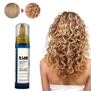 Hair Styling Foam Mousse for Styling Lasting Moisturizing Non Sticky Curling Foam Mousse for Curly Hair