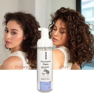 Hair Styling Mousse Quick Drying Curling Hair Styling Foaming Private Label Rich Foam Curl Hair Mousse Styling for Men and Women