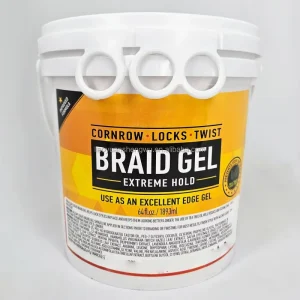 Hair Styling Products Edge Control Wax NeatBraid Gel 64oz Big Size Extra Hold Loc Twist Conditioning Shining Braiding Gel Bucket