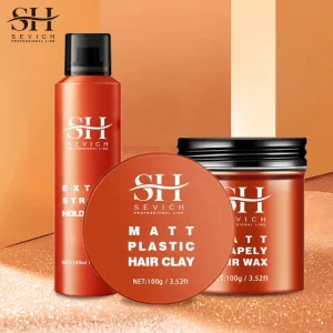 Hair Styling Products Factory Natural Ingredients Texture Hair Styling Finishing Gel Wax Set