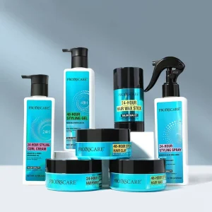 Hair Styling Products Kit Hair Gel Pomade Clay Hair Wax Stick Holding Styling Spray Curl Cream
