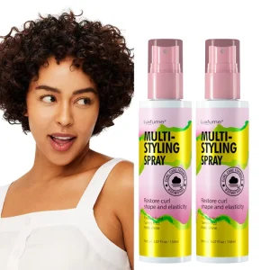 Hair Styling Spray Smooths and Shines Dry Frizzy Hair with Strong Hold Feature Multi styling Spray
