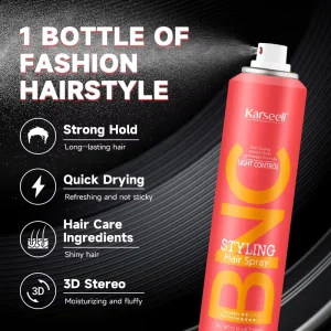 Hair Styling Spray Stay Firm Workable Finishing Light Weight Hold Hair Fixing Spray Hair Spray