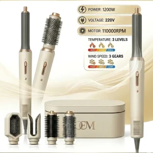 Hair Styling Tool Electric Negative Ion High Speed 5 in 1 Multi Styler Hair Care and Styling Appliance for All Hair