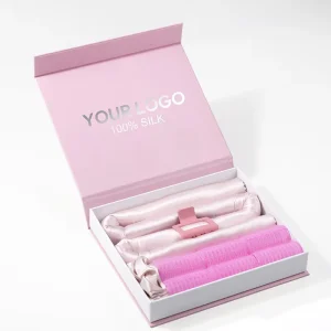 Hair Styling Tools Roller Waves Curling Rod Headband Heatless Hair Curler Scrunchie Set 100% Mulberry Silk Curls