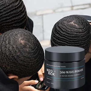Hair Styling Wax Private Label 360 Styles Wave Pomade Extra Hold Firm Cera Para El Cabello Hair Styling Pomade for Men