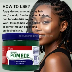 Hair Styling Wax Private Label Styles Wave Pomade Extra Hold Firm Hair Styling Pomade for Men Pomade Pour Cheveux