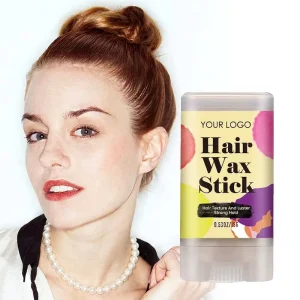 Hair Wax Stick Private Label Strong Hold Custom Logo OEM Non greasy Organic Ingredients for Slick Back Ponytail