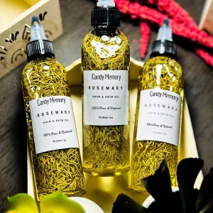 Hair and Skin Care Nourishes Scalp Hair Loss Prevention Repair Damage Hair Natural Rosemary Oil Ingredient for Daily Use