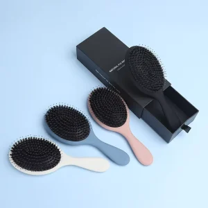 Hairbrush Dry Wet Brush Detangling Hair Brush for Scalp Massage Nylon Boar Bristle Hair Extensions Brush