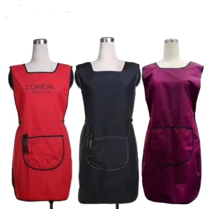 Hairdressing Apron Front-Back Hair Cutting Cape for Barber Hairstylist Styling Cloth Waterproof Salon Apron