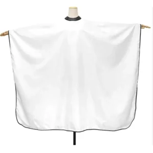 Hairdressing Breathable Barber Capes Waterproof Antistatic 160*140cm Black White Custom Logo Salon Use Model BC1