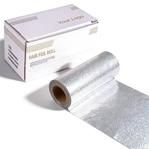 Hairdressing Eco-Friendly Colored Foil Roll for Salon Highlighting with Embossed Pattern High End Professional Private Label