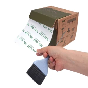 Hairdressing Embossed Print Pre Cut 500 Hair Foil Sheets Custom Dying Pop up Eco Friendly Hair Foils for Highlighting
