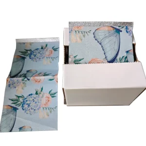 Hairdressing Metal Foil Product Customized Pattern Pop Aluminum Foil Sheets Pre Cut 5inch and 10.75inch 500sheets Embossed