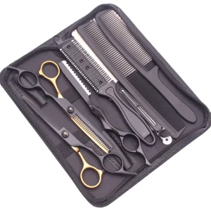 Hairdressing Scissors 6” AQIABI Hair Cutting Scissors Thinning Shears Hair Scissors Barber Shop Haircut Set Dropshipping C1001