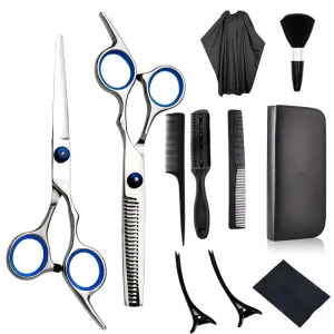 Hairdressing Scissors Kit Hair Clipper Thinning Cutting Sets for Barber Use Hair Scissor Set Home