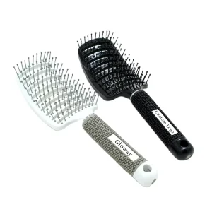 Hairdressing Styling Tools Anti static Massage Hairbrush Curved Vent Detangling Hair Brush Escova De Cabelo Profissional