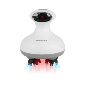 Handheld Electric Automatic Microcurrent Red Light Therapy Hair Growth Stress Relax Head Massager