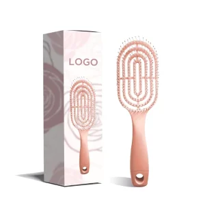 Handle Hair Brush Comb Plastic Hairbrush Wet and Dry Hair Styling Tools Curly Nylon Detangling Head Massage Brush