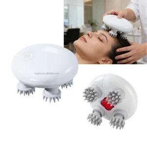 Head Massager Scalp Massage Multi-functional Scalp Therapy Meridian Comb Electric Silicone Massager