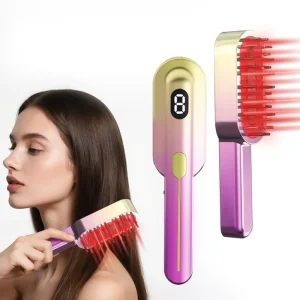 Head Scalp Electric Laser Hair Device Red Light Massage Brush Hair Oil Applicator Laser Hair Growth Comb