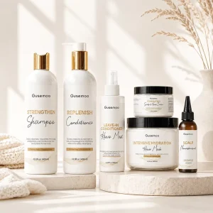 Healthy Hair Growth Starter Kit Scalp Treatment Hydration System for All Hair Types Shampoo Conditioner Hair Care Routine Set