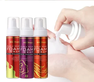 Heat Protectant Spray for Hair Spray Curly Hair Mousse Professional Styling Foam Natural Hair Products