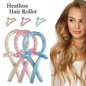 Heatless Curling Rod Headbands Hair Roller Silk Curling Ribbon Heatless Hair Curling Ribbon Make Hair Curler