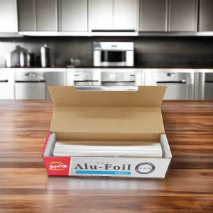 Heavy Duty 12×1000 Aluminum Foil Lined Aluminum Paper for Kitchen