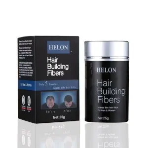 Helon Private Label Hair Building Fibers Balding Savior Hair Thickensing 25g Hair Building Fibers Powder