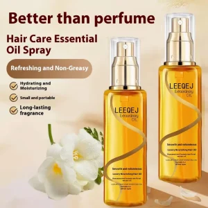 Herbal Essential Oil Spray for Hair Care Perfume Improves Smooth Dry Fragrance Lasting Irriness Perm Dyeing Damaged Hair
