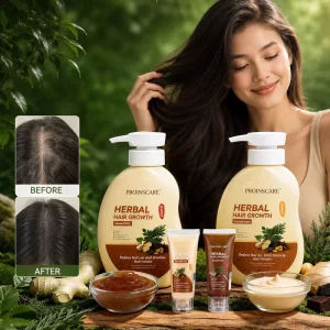 Herbal Hair Growth Shampoo Reduces Hair Loss OEM ODM Hair Care Factory