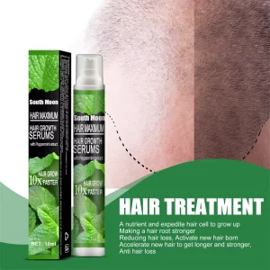 Herbal Instant Hair Growth Serum Organic Concentrated Oil Mint Daily Use Nourishing Hair Regrowth OEM ODM