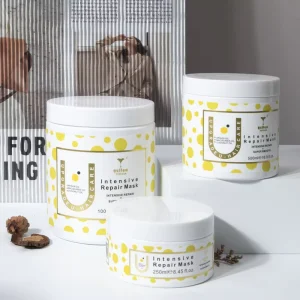 Herbal Organic Nourishing Argan Oil Keratin Hair Mask Cream for Damaged Hair Repair Professional Salon Use 2 in 1