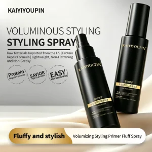 Herbal Volumizing Hair Extension Styling Primer Spray Non Flattening Non Greasy Lightweight