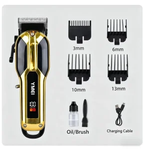 High-Power Electric Professional Hair Clipper Salon & Barbershop Styling Tool 2000mAh Battery ABS Housing Available